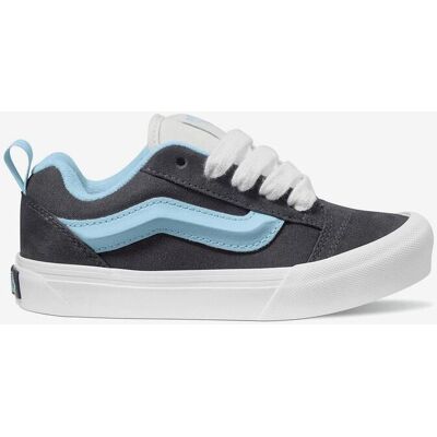 Chaussures Vans Knu Skool gris foncé bleu blanc enfant - 32 - Publicité Chaussures Vans Knu Skool gris foncé bleu blanc enfant - 32 - Publicité