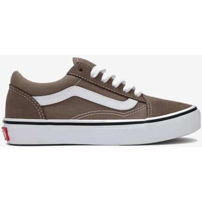 Chaussures Vans Old Skool Neutral marron blanc enfant - 32.5 - Publicité Chaussures Vans Old Skool Neutral marron blanc enfant - 32.5 - Publicité