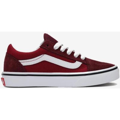 Chaussures Vans Old Skool Neutral rouge foncé blanc enfant - 27.5 - Publicité Chaussures Vans Old Skool Neutral rouge foncé blanc enfant - 27.5 - Publicité