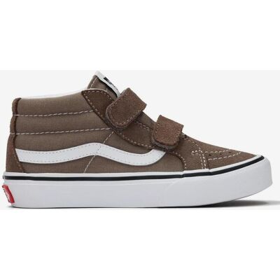 Baskets Vans SK8-Mid Reissue marron enfant - 34 - Publicité Baskets Vans SK8-Mid Reissue marron enfant - 34 - Publicité