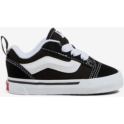 Chaussures Vans Knu Skool Elastic Lace noir blanc bébé - 25 - Publicité Chaussures Vans Knu Skool Elastic Lace noir blanc bébé - 25 - Publicité