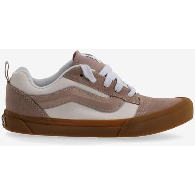 Chaussures Vans Knu-Skool marron blanc junior - 36 - Publicité Chaussures Vans Knu-Skool marron blanc junior - 36 - Publicité