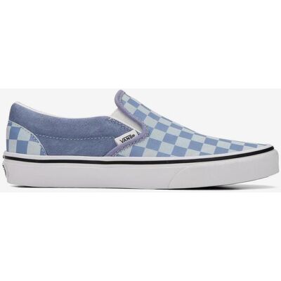 Baskets Vans Classic Slip-On bleu blanc - 42 - Publicité Baskets Vans Classic Slip-On bleu blanc - 42 - Publicité