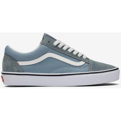 Baskets Vans Old Skool bleu ciel blanc - 42 - Publicité Baskets Vans Old Skool bleu ciel blanc - 42 - Publicité