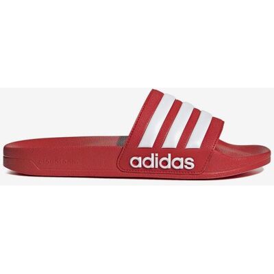 Claquettes adidas Adilette Cloudfoam rouge blanc - 38 - Publicité Claquettes adidas Adilette Cloudfoam rouge blanc - 38 - Publicité