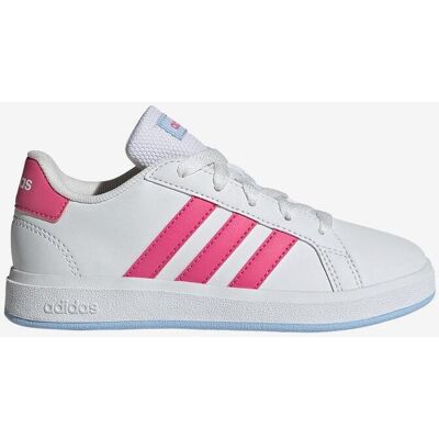 Chaussures adidas Grand Court 2.0 blanc pur rose chewing-gum enfant - 35 - Publicité Chaussures adidas Grand Court 2.0 blanc pur rose chewing-gum enfant - 35 - Publicité