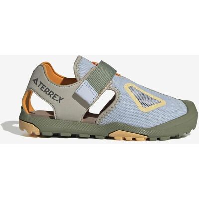 Sandales adidas Terrex Captain Toey 2.0 bleu gris orange enfant - 35 - Publicité Sandales adidas Terrex Captain Toey 2.0 bleu gris orange enfant - 35 - Publicité