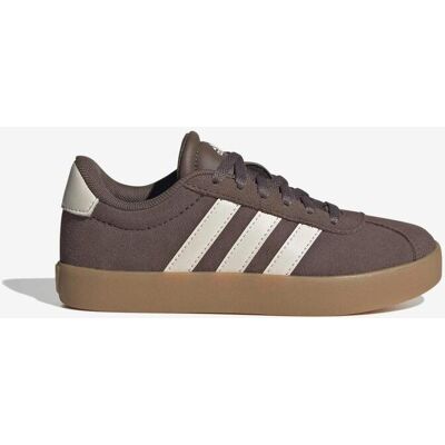 Chaussures adidas VL Court 3.0 marron blanc enfant - 32 - Publicité Chaussures adidas VL Court 3.0 marron blanc enfant - 32 - Publicité