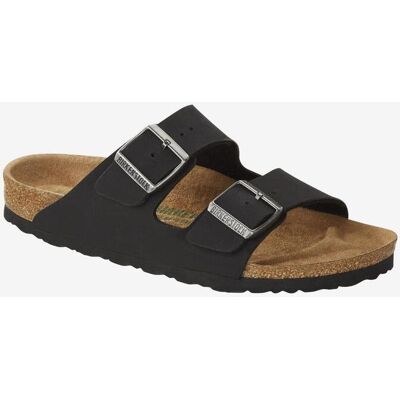 Sandales Birkenstock Arizona Earthy Vegan largeur étroite noir - 41 - Publicité Sandales Birkenstock Arizona Earthy Vegan largeur étroite noir - 41 - Publicité