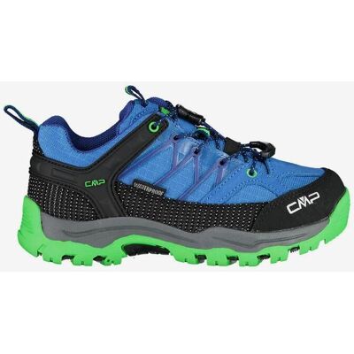Chaussures CMP Kids Rigel Low Waterproof bleu vert enfant - 28 - Publicité Chaussures CMP Kids Rigel Low Waterproof bleu vert enfant - 28 - Publicité