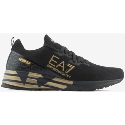 Chaussures EA7 Emporio Armani Crusher Distance Knit noir doré - 36 - Publicité Chaussures EA7 Emporio Armani Crusher Distance Knit noir doré - 36 - Publicité