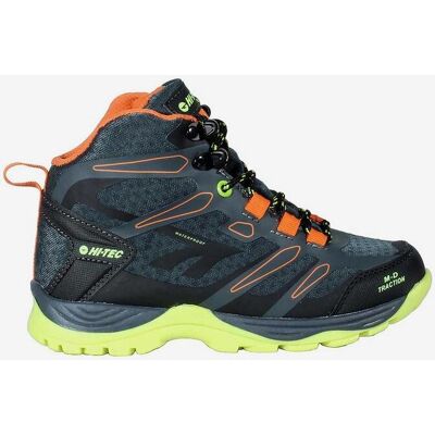 Bottes Hi-Tec Toubkal Mid Waterproof gris foncé orange enfant - 31 - Publicité Bottes Hi-Tec Toubkal Mid Waterproof gris foncé orange enfant - 31 - Publicité