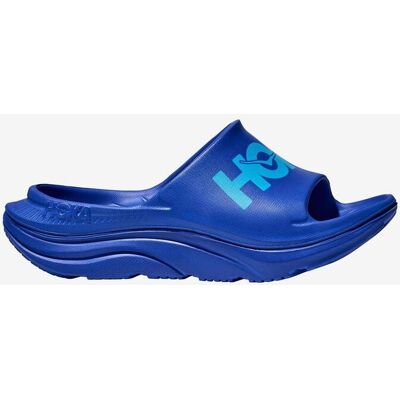 Claquettes HOKA Ora Recovery Athletic Slide bleu électrique - 48 - Publicité Claquettes HOKA Ora Recovery Athletic Slide bleu électrique - 48 - Publicité
