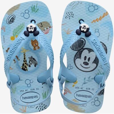 Tongs Havaianas Disney Classics II bleu clair bébé - 17-18 - Publicité Tongs Havaianas Disney Classics II bleu clair bébé - 17-18 - Publicité
