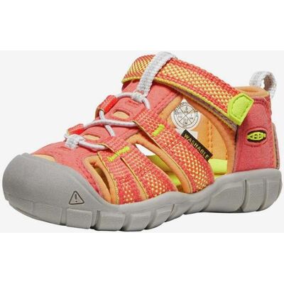 Sandales Keen Seacamp II Cnx orange rouge enfant - 19 - Publicité Sandales Keen Seacamp II Cnx orange rouge enfant - 19 - Publicité