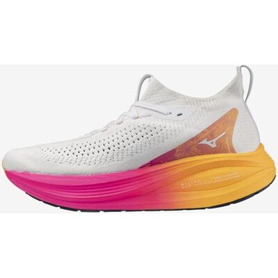 Chaussures Mizuno Neo Vista 2 blanc rose orange - 46.5 - Publicité Chaussures Mizuno Neo Vista 2 blanc rose orange - 46.5 - Publicité