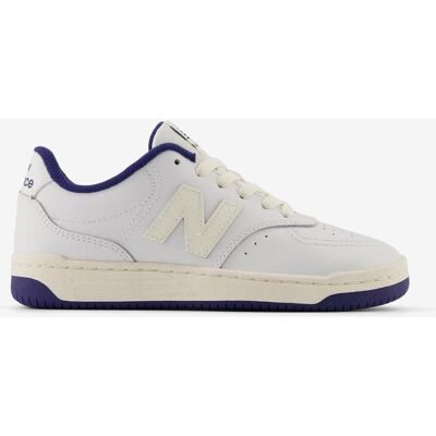 Chaussures New Balance B80 blanc bleu marine junior - 39 - Publicité Chaussures New Balance B80 blanc bleu marine junior - 39 - Publicité