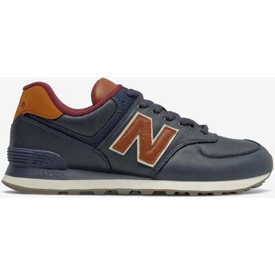Chaussures New Balance 574 gris foncé rouge pur - 40.5 - Publicité Chaussures New Balance 574 gris foncé rouge pur - 40.5 - Publicité
