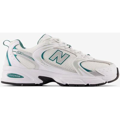 Chaussures New Balance 530 blanc pur vert - 46.5 - Publicité Chaussures New Balance 530 blanc pur vert - 46.5 - Publicité
