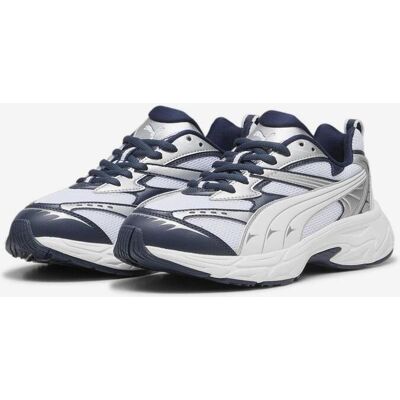 Chaussures Puma Morphic blanc bleu gris - 42 - Publicité Chaussures Puma Morphic blanc bleu gris - 42 - Publicité