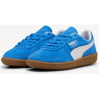 Chaussures Puma Palermo bleu électrique blanc junior - 38.5 - Publicité Chaussures Puma Palermo bleu électrique blanc junior - 38.5 - Publicité