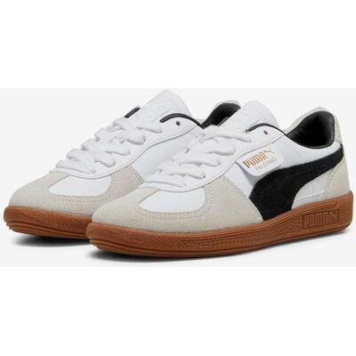 Chaussures Puma Palermo Cuir blanc beige junior - 39 - Publicité Chaussures Puma Palermo Cuir blanc beige junior - 39 - Publicité