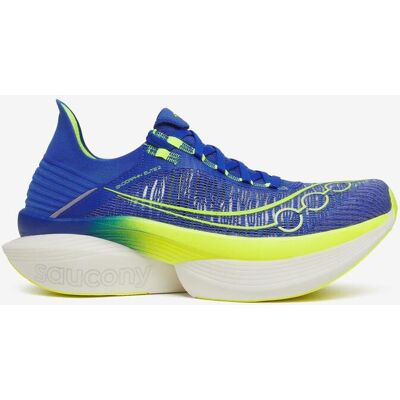 Chaussures Saucony Endorphin Elite 2 bleu ultra jaune néon - 38 - Publicité Chaussures Saucony Endorphin Elite 2 bleu ultra jaune néon - 38 - Publicité