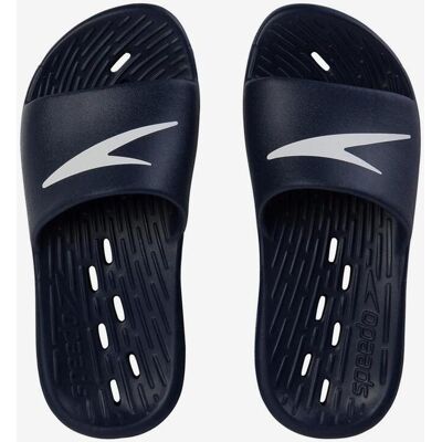 Tongs Speedo Slide bleu marine enfant - 28 - Publicité Tongs Speedo Slide bleu marine enfant - 28 - Publicité