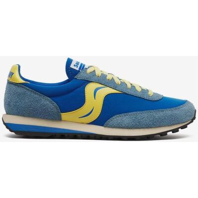 Chaussures Saucony Originals Trainer 80 bleu ultra jaune - 38.5 - Publicité Chaussures Saucony Originals Trainer 80 bleu ultra jaune - 38.5 - Publicité