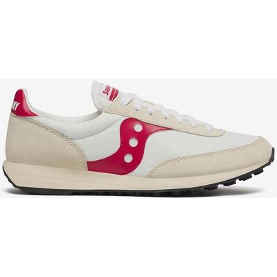 Chaussures Saucony Originals Trainer 80 blanc rouge - 40.5 - Publicité Chaussures Saucony Originals Trainer 80 blanc rouge - 40.5 - Publicité
