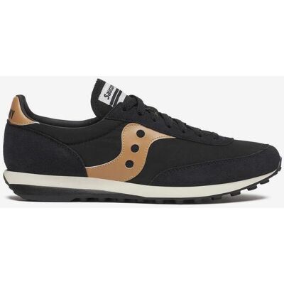 Chaussures Saucony Originals Trainer 80 noir doré - 40 - Publicité Chaussures Saucony Originals Trainer 80 noir doré - 40 - Publicité
