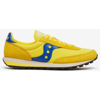 Chaussures Saucony Originals Trainer 80 jaune bleu - 40.5 - Publicité Chaussures Saucony Originals Trainer 80 jaune bleu - 40.5 - Publicité