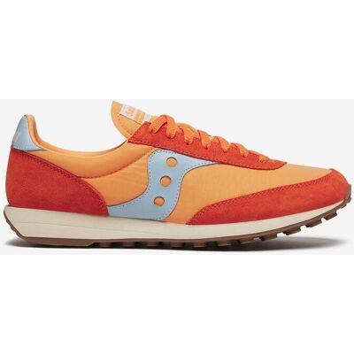 Chaussures Saucony Originals Trainer 80 orange bleu ciel - 39 - Publicité Chaussures Saucony Originals Trainer 80 orange bleu ciel - 39 - Publicité