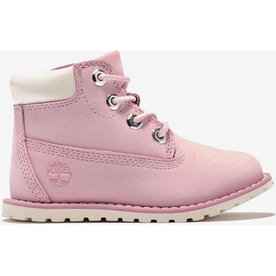Bottes Timberland Pokey Pine rose blanc bébé - 23 - Publicité Bottes Timberland Pokey Pine rose blanc bébé - 23 - Publicité