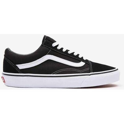 Chaussures Vans Old Skool noir pur blanc - 42.5 - Publicité Chaussures Vans Old Skool noir pur blanc - 42.5 - Publicité