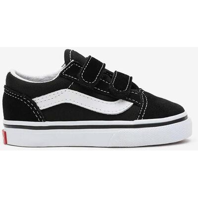 Chaussures Vans Old Skool V noir pur blanc bébé - 17 - Publicité Chaussures Vans Old Skool V noir pur blanc bébé - 17 - Publicité
