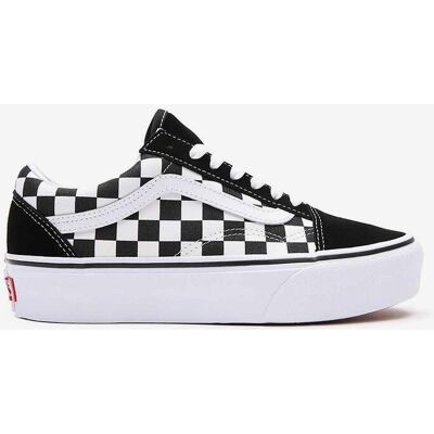 Chaussures Vans Old Skool Platform blanc noir - 45 - Publicité Chaussures Vans Old Skool Platform blanc noir - 45 - Publicité