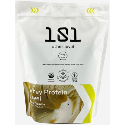 Protéine de lactosérum Batido 101 Other Level Lacprodan saveur vanille 910 g - Publicité Protéine de lactosérum Batido 101 Other Level Lacprodan saveur vanille 910 g - Publicité