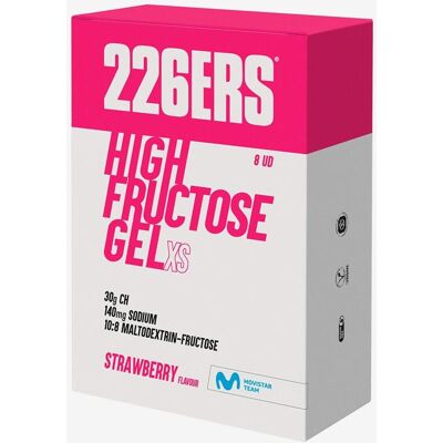 Gel énergétique 226ERS High Fructose saveur fraise (8x44g) - Publicité Gel énergétique 226ERS High Fructose saveur fraise (8x44g) - Publicité