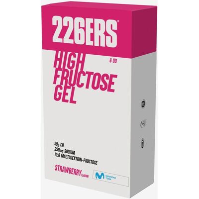 Gel énergétique 226ERS High Fructose saveur fraise (6x80 g) - Publicité Gel énergétique 226ERS High Fructose saveur fraise (6x80 g) - Publicité