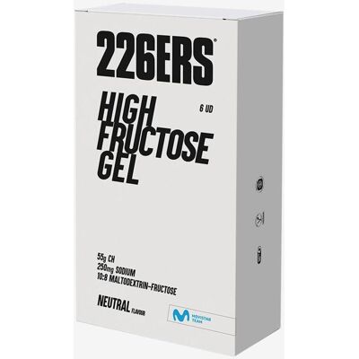 Gel énergétique 226ERS High Fructose saveur neutre 6x80 g - Publicité Gel énergétique 226ERS High Fructose saveur neutre 6x80 g - Publicité