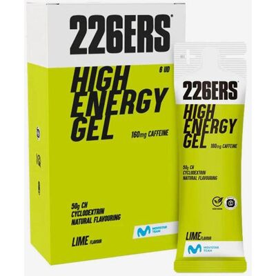 Gel énergétique 226ERS High Energy caféiné goût citron vert (6x76g) - Publicité Gel énergétique 226ERS High Energy caféiné goût citron vert (6x76g) - Publicité