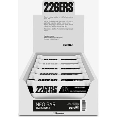 226ERS Neo Protein Bar Cookies Noirs - Barre protéique - Publicité 226ERS Neo Protein Bar Cookies Noirs - Barre protéique - Publicité