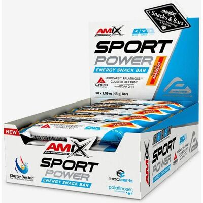Barre Énergétique Amix Sport Power - Glucides, vitamines, endurance - Publicité Barre Énergétique Amix Sport Power - Glucides, vitamines, endurance - Publicité