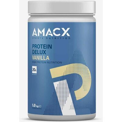 Shake Amacx Protein Delux goût vanille 1.0 kg - Publicité Shake Amacx Protein Delux goût vanille 1.0 kg - Publicité