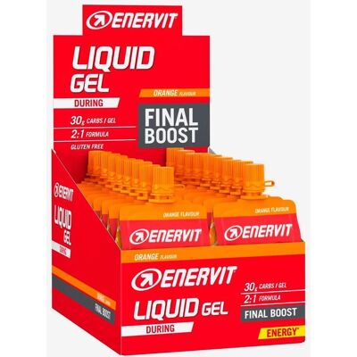 Enervit Liquid Gel Orange - Gel Énergétique - Publicité Enervit Liquid Gel Orange - Gel Énergétique - Publicité