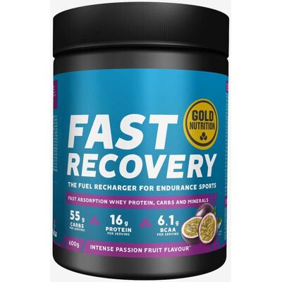 Gold Nutrition Fast Recovery Fruit de la Passion - Complément de Récupération Après l'Exercice - Publicité Gold Nutrition Fast Recovery Fruit de la Passion - Complément de Récupération Après l'Exercice - Publicité