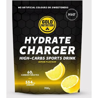 Gold Nutrition Boisson énergétique GoldNutrition Hydrate Charger H60 saveur citron 700 g - Publicité Gold Nutrition Boisson énergétique GoldNutrition Hydrate Charger H60 saveur citron 700 g - Publicité