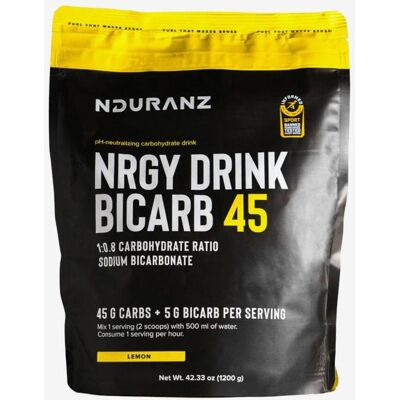 Boisson énergétique Nduranz Nrgy Drink 90 saveur citron bicarbonate 1200 g - Publicité Boisson énergétique Nduranz Nrgy Drink 90 saveur citron bicarbonate 1200 g - Publicité