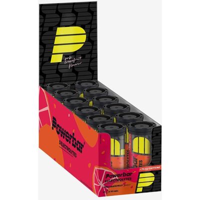 Boisson isotonique PowerBar Electrolytes avec caféine goût pamplemousse rose (12 unités) - Publicité Boisson isotonique PowerBar Electrolytes avec caféine goût pamplemousse rose (12 unités) - Publicité